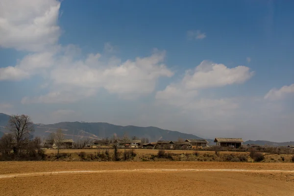 Altında kar Dağ Çiftliği — Stok fotoğraf