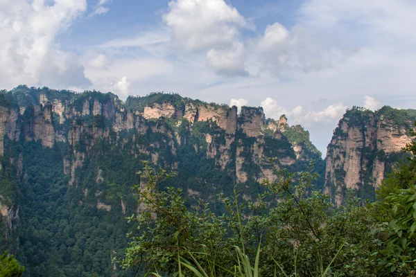 Ohromující krajina, Zhangjiajie Čína — Stock fotografie