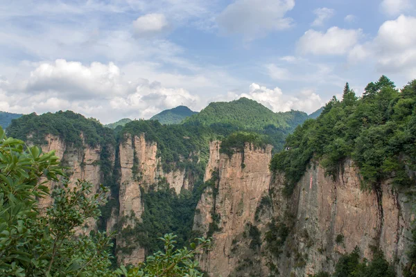 Ohromující krajina, Zhangjiajie Čína — Stock fotografie