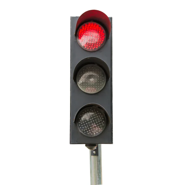 Trafiksignaler røde isoleret - Stock-foto