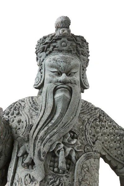 heykel Çin Emerald Buda Bangkok Tayland whit üzerinde izole.