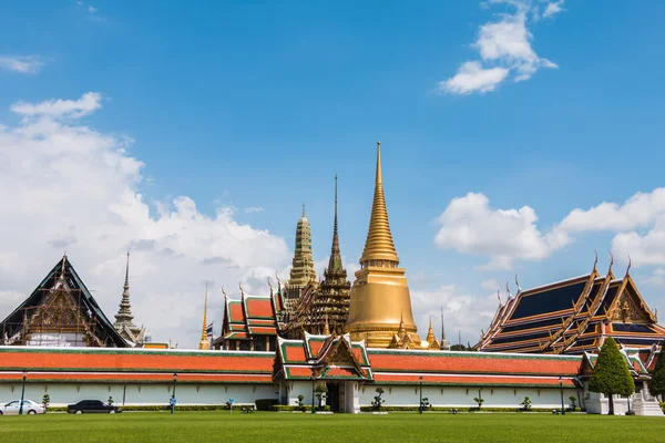 Wat Phra Kaew, Templo da Esmeralda Buda, Bangkok, Tailândia. — Fotografia de Stock