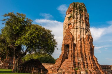 Pagoda ve Wat Yai Chaimongkol Buda'nın durumu