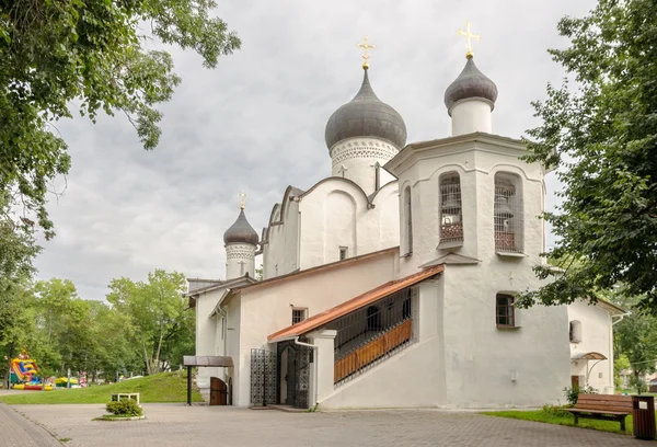 Pskov, Russia. Basil's Church on the Hill — Stock Photo, Image