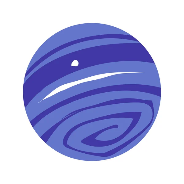 Ilustracja wektora kreskówki Planet Neptune — Wektor stockowy