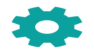 Gear izometrik simgesi, mekanizma ögesi