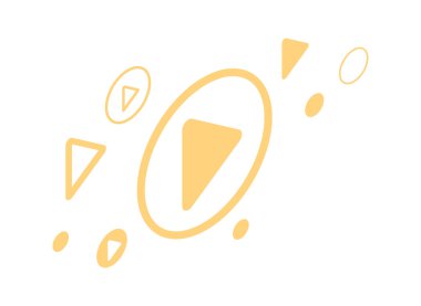 Isometric video simgesi, ok ile ekranı sıçrat