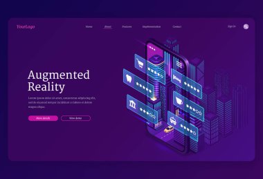 Artırılmış gerçeklik teknolojileri pankartı