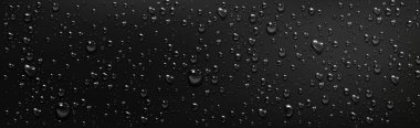 Siyah arkaplanda su damlacıkları