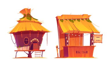 Tiki Hut Free Vector Eps Cdr Ai Svg Vector Illustration Graphic Art