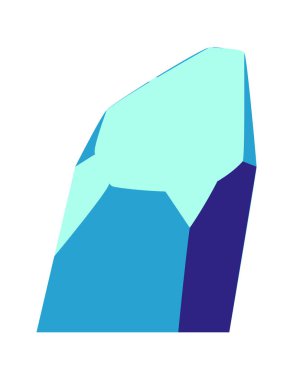 Soyut taş, kaya ya da uzaylı kaldırım taşı karikatürü