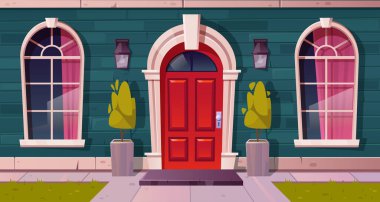 Lüks yazlık ev dış bina cephesi