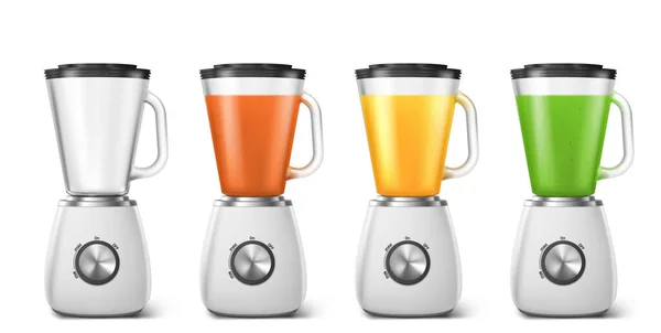 Mixer, elektrischer Mixer für Saft und Smoothie — Stockvektor