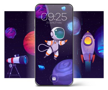 Akıllı telefon için ekran koruyucu duvar kâğıdı