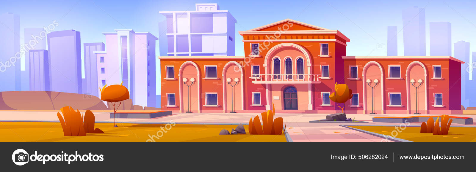 University or public library building in city Stock Vector Image by ©klyaksun #506282024 University or public library building in city Stock Vector Image by ©klyaksun #506282024