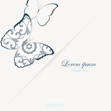 Vektör şablonu klasörü, kartvizit ve davet için