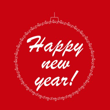 Mutlu yıllar. vektör illüstrasyonu