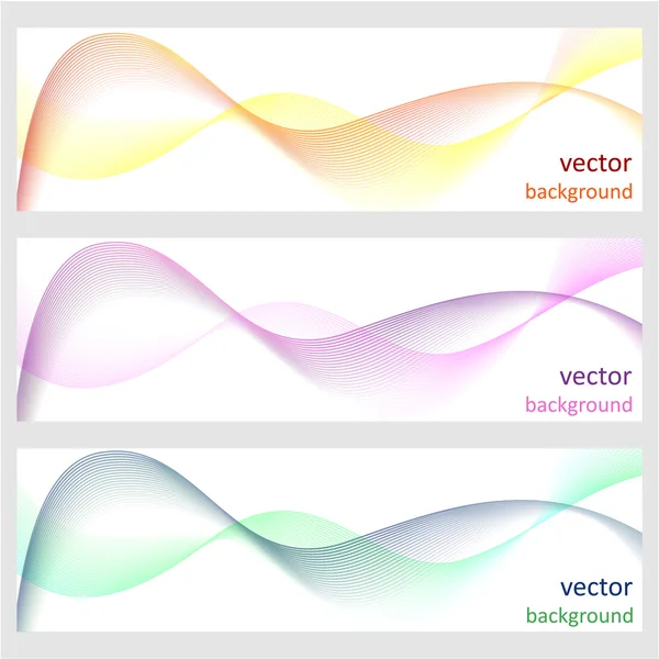 Ställa in abstrakt vektor bakgrund — Stock vektor
