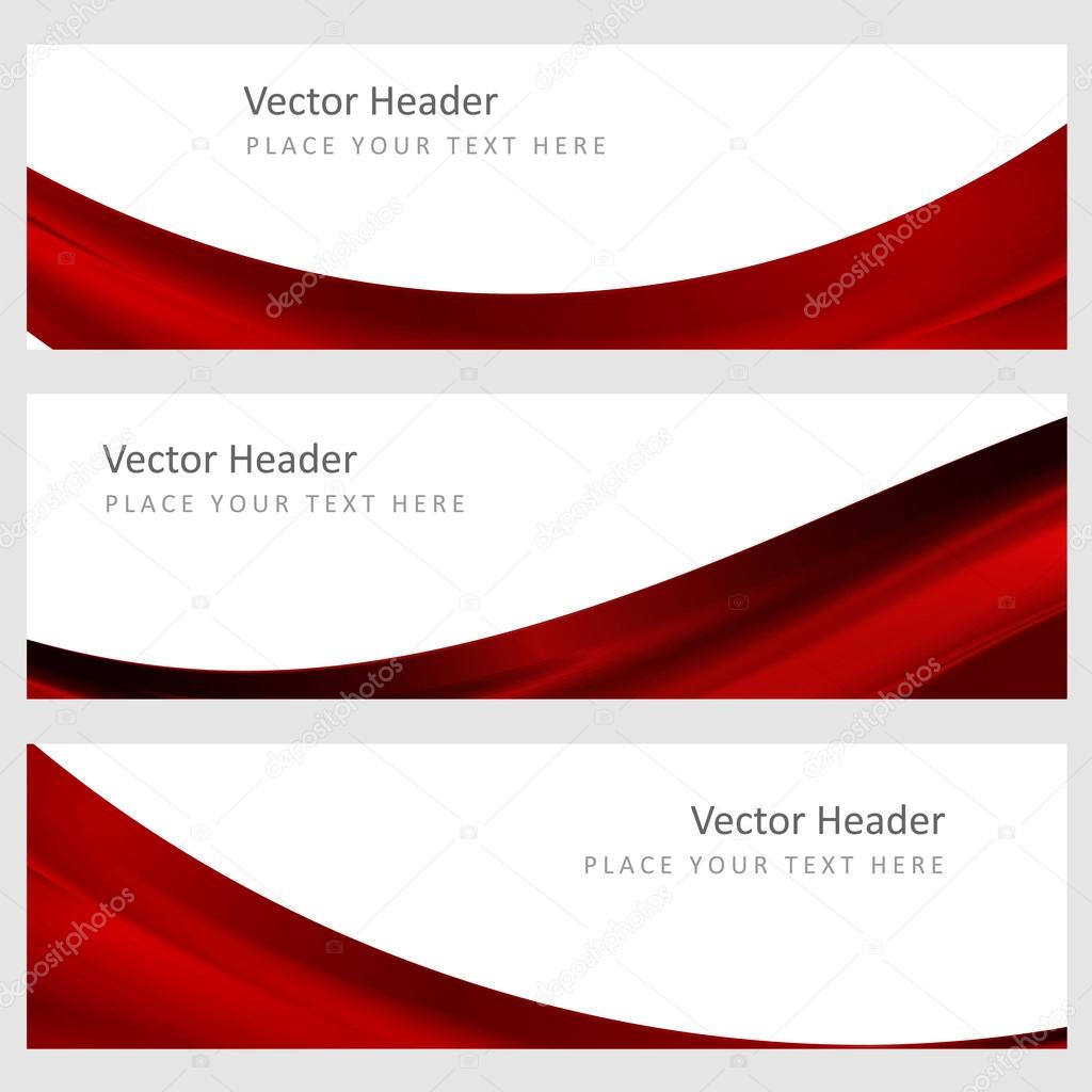 Set  abstract vector background