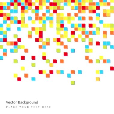 Renkli pixelated arka plan