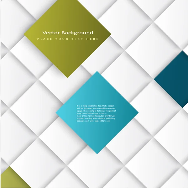 Abstract vector squares background. — Stock Vector