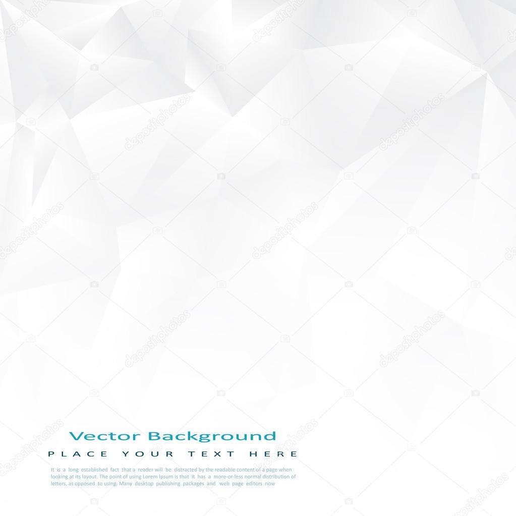 Vector background with white triangles