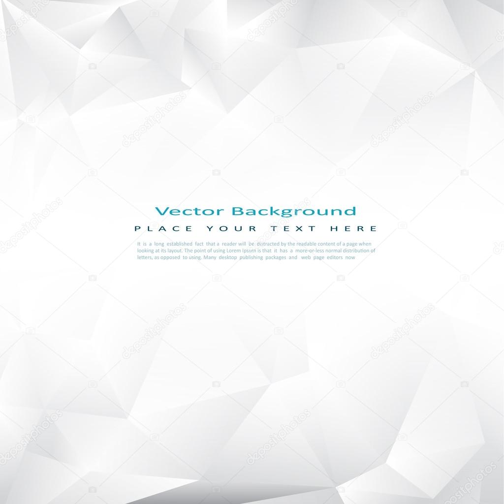 Vector background with white triangles