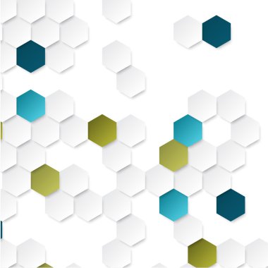 Geometrik arka plan ile altıgen yanarak bahislerin doğru.