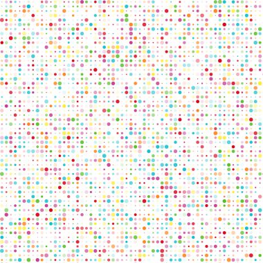 renkli daireler ile Seamless Modeli
