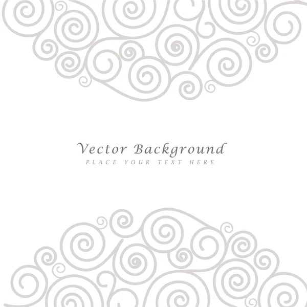Abstract vector background with curls. — Stock Vector