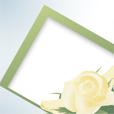 Şablon kartı sarı Güllü