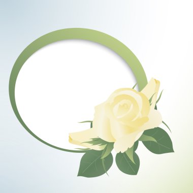 Şablon kartı sarı Güllü