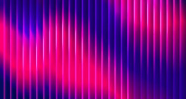 Pembe renkli gradyan cam fraktal, gerçekçi vektör çizimi. Fütüristik prizma etkisi, neon ışıklarının ve doğrusal geometrik desenlerin harmanlanması, canlı cam dokular.