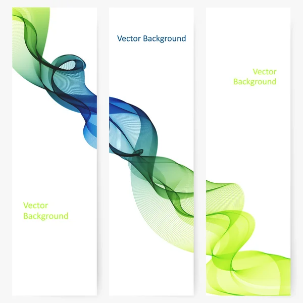 Abstract template vertical banner — Stock Vector