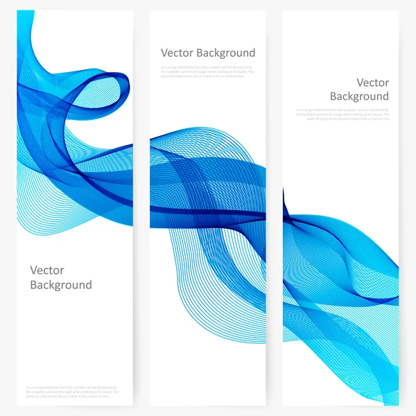 Abstract template vertical banner — Stock Vector