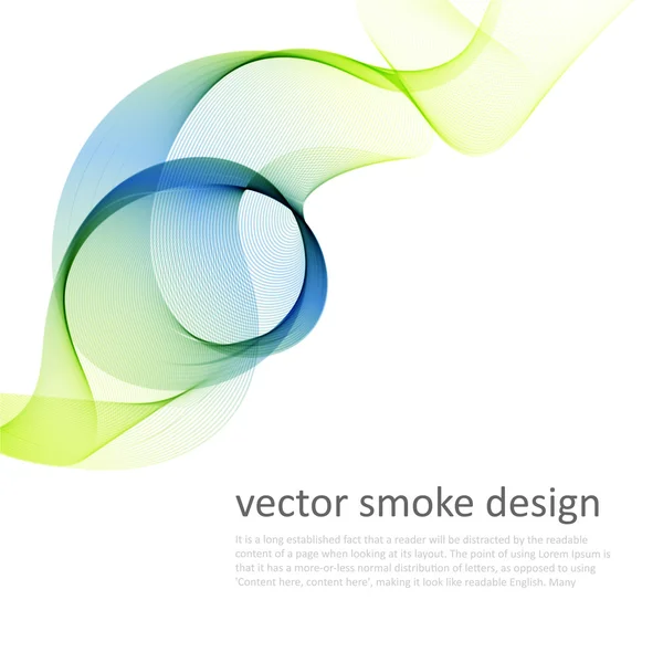 Volante de color de plantilla abstracta — Vector de stock