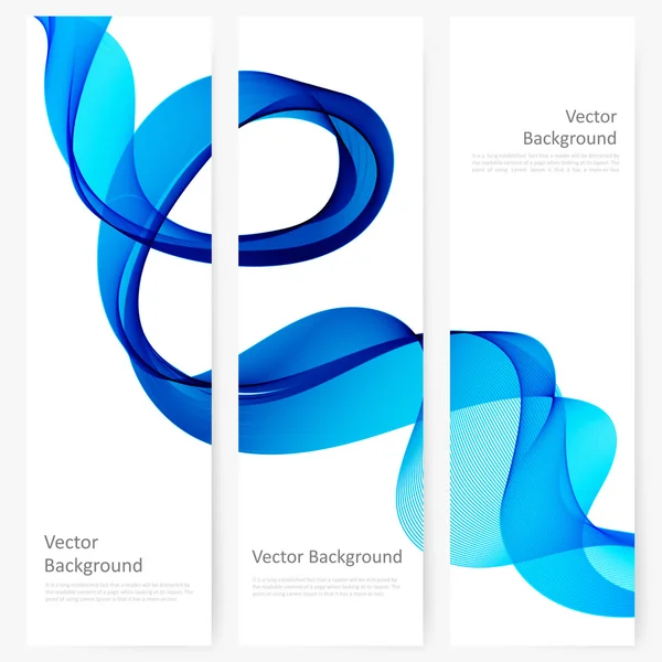 Banner vertical de plantilla abstracta — Vector de stock