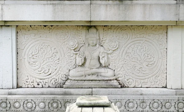 Bas Relief von Buddha — Stockfoto