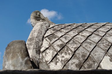 Taman sari su Kalesi - jogjakarta Sultanlığı kraliyet bahçesi beton çatı