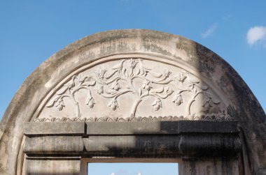 Bas Rölyef pulo cemeti, taman sari su Kalesi - jogjakarta Sultanlığı kraliyet bahçesi kapısı üstündeki