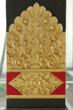 Yogyakarta Sultanlığı sarayında güzel süsleme