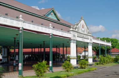 Bangsal Pagelaran, açık koridorun Yogyakarta Sultanlığı Sarayı