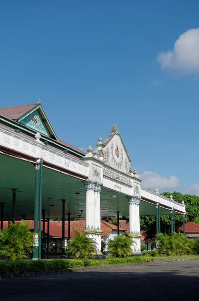 Bangsal Pagelaran, el salón principal del Palacio del Sultanato de Yogyakarta — Foto de Stock