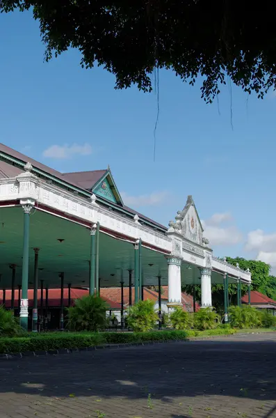 Bangsal Pagelaran, de hal van Yogyakarta Sultanaat Palace — Stockfoto