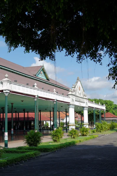 Bangsal Pagelaran, de hal van Yogyakarta Sultanaat Palace — Stockfoto