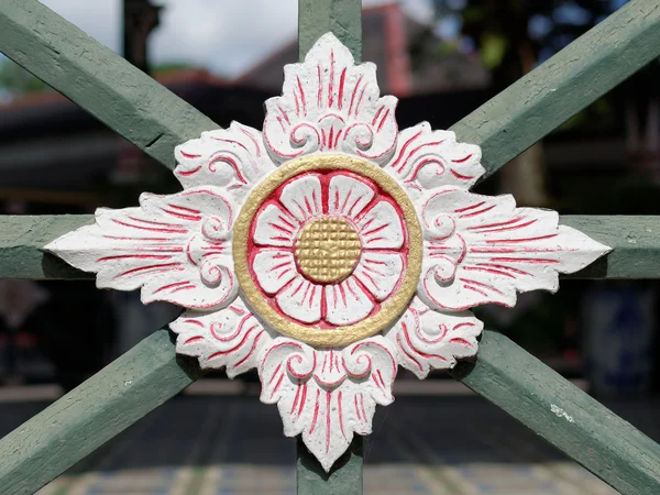 Belo ornamento em Yogyakarta Sultanate Palace — Fotografia de Stock