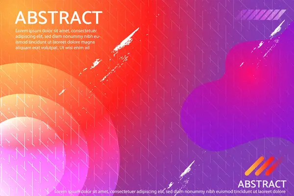 Дизайн Векторных Концепций Веб Баннера Абстрактными Элементами — стоковый вектор