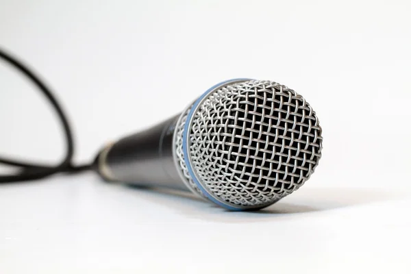 Sensitive condenser microphone recording instruments — Stock Photo, Image