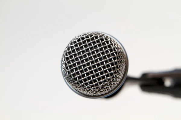 Sensitive condenser microphone recording instruments — Stock Photo, Image