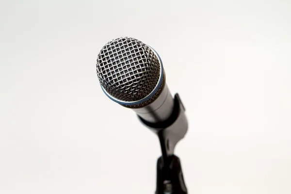 Citlivý kondenzátorový mikrofon zapisovací zařízení — Stock fotografie